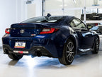 AWE Tuning Subaru BRZ / Toyota GR86 / Toyota 86 Track Edition Cat-Back Exhaust- Diamond Black Tips (view 6)