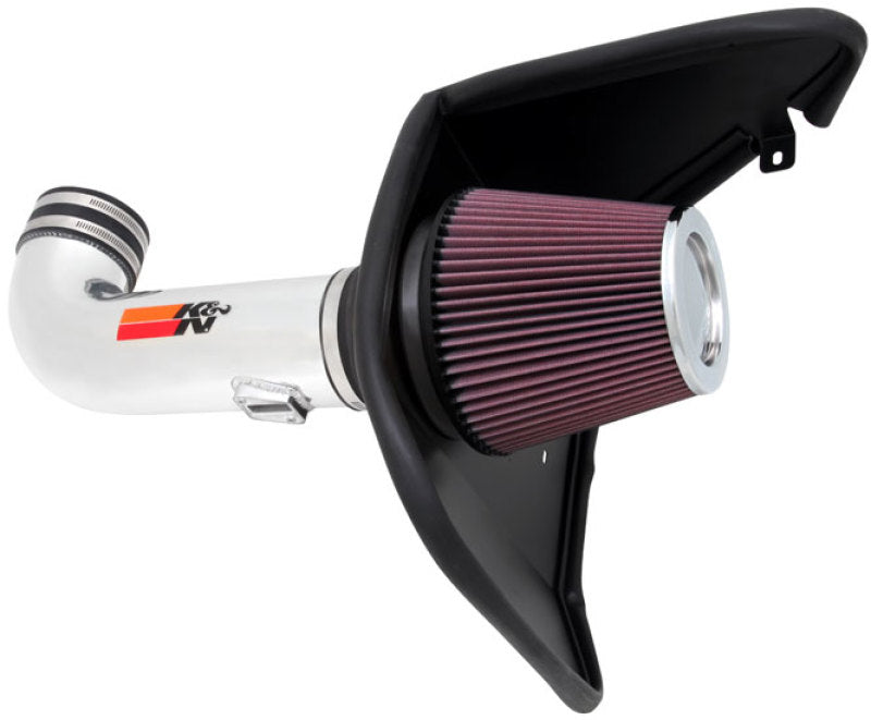 K&N 10 Camaro 6.2L V8 Polished Typhoon Short Ram Intake (view 6)