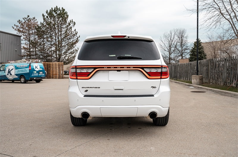 Corsa 11-23 Dodge Durango Xtreme 2.5in Cat-Back Dual Rear Exit w/ Single 4.5in Black PVD Tips (view 3)