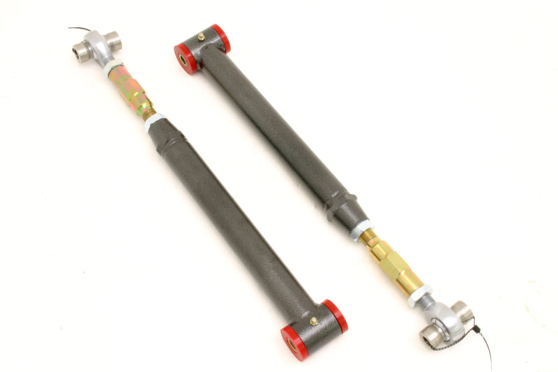 BMR 82-02 Lower control arms DOM on-car adj poly/rod end combo Black Hammertone 3rd/4th Gen F-bod Main image