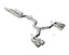 MBRP 2022 Volkswagen Golf R MK8 3in Cat-Back Quad Split Rear Valve Delete Exhaust