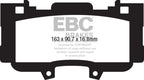 EBC brake Ultimax2 brake Pads (view 2)