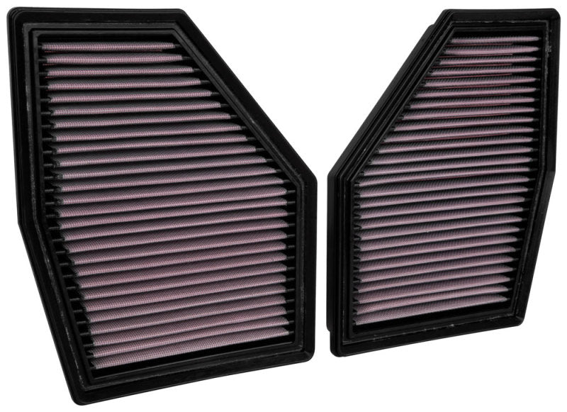 K&N 2020 BMW M550i 4.4L V8 Replacement Air Filter (2 Per Box) (view 2)