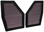 K&N 2020 BMW M550i 4.4L V8 Replacement Air Filter (2 Per Box) (view 2)