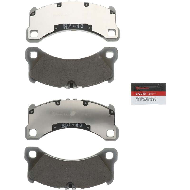 Brembo OE 15-18 Porsche Macan/17-24 Panamera PRIME Ceramic Brake Pad - Front (view 2)