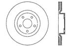 StopTech Power Slot 05-07 Cadillac XLR / 06-09 Chevy Corvette Front Left Drilled & Slotted Rotors (view 8)