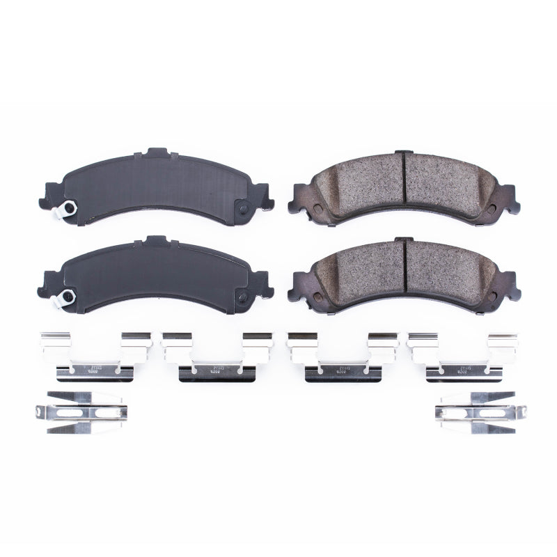 Power Stop 02-06 Cadillac Escalade Rear Z17 Evolution Ceramic Brake Pads w/Hardware Secondary image