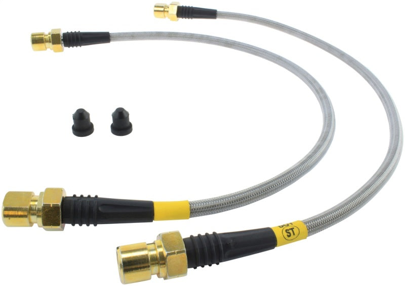 StopTech 02-17 Mercedes Benz G500/G55 AMG/G550 Stainless Steel Brake Line Kit - Front Main image