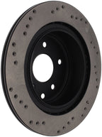 StopTech 08-09 Infiniti EX35 / 05-08 G35 / 09 G37 / 06-09 M35/M45 Drilled Right Rear Rotor (view 11)