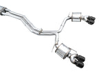 AWE Tuning 19-23 Audi C8 S6/S7 2.9T V6 AWD Touring Edition Exhaust - Diamond Black Tips (view 18)