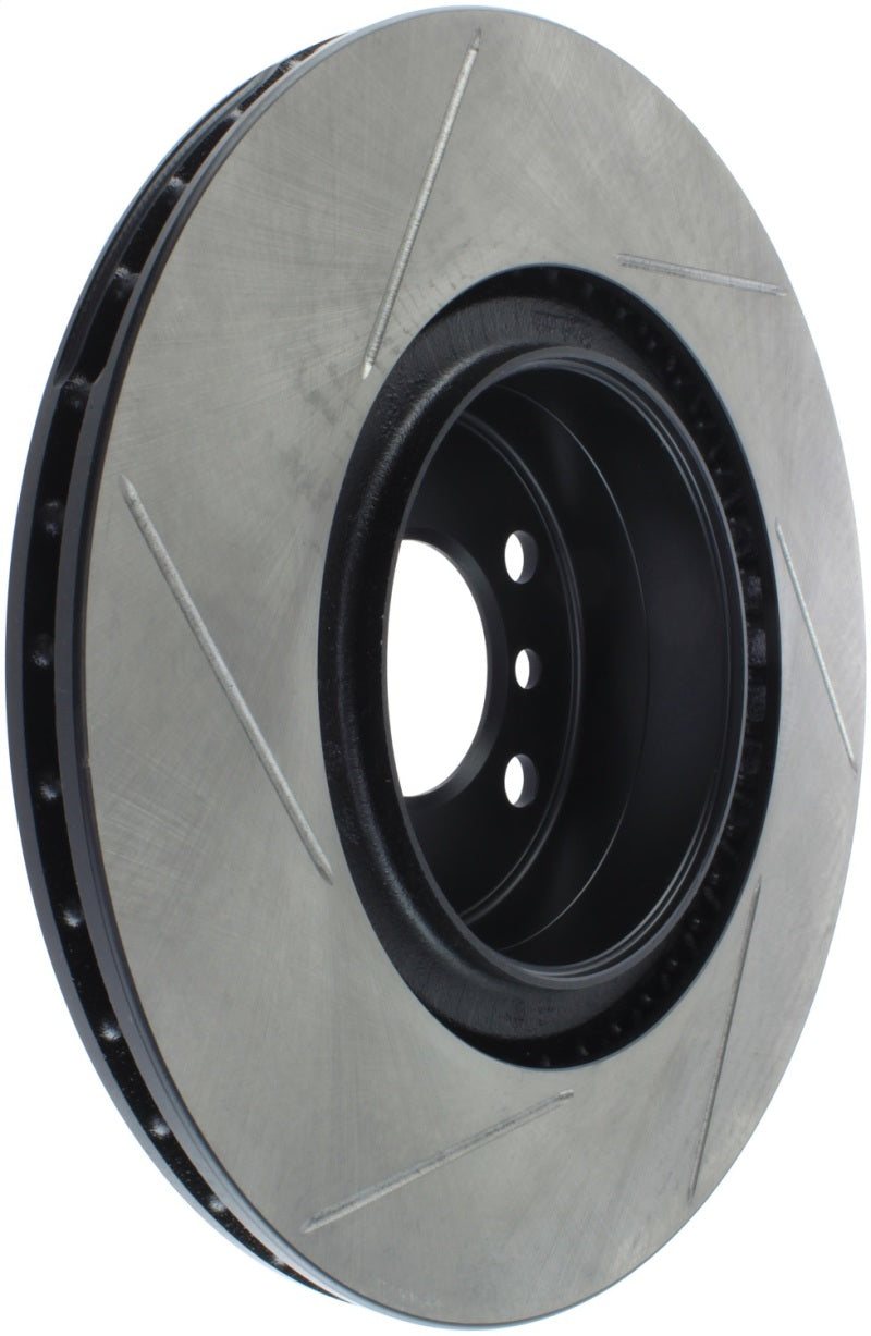 StopTech 16-18 BMW 320i Sport Slotted Left Rear Rotor Main image