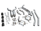 AWE Tuning 19-23 Audi C8 S6/S7 2.9T V6 AWD Touring Edition Exhaust - Diamond Black Tips (view 19)