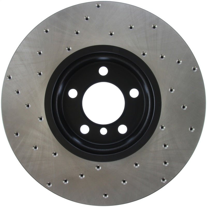 StopTech 12-15 BMW 335i Drilled Left Front Rotor (view 5)
