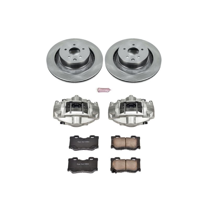 Power Stop 08-13 Infiniti G37 Rear Autospecialty Brake Kit w/Calipers Main image