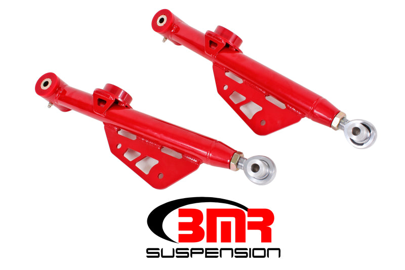 BMR 99-04 Mustang Single Adj. Lower Control Arms / Rod End (Polyurethane) - Red Main image