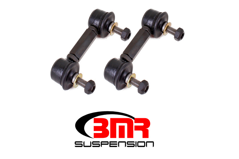 BMR 10-11 5th Gen Camaro Rear Sway Bar End Link Kit - Black (view 2)