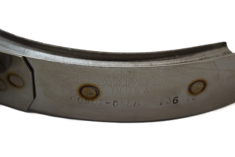 BTR 3.5" TO 3" ALUMINUM COMPRESSOR OUTLET FLANGE w/ Clamp - BTR84874