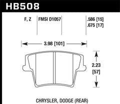 Hawk HPS Street Brake Pads