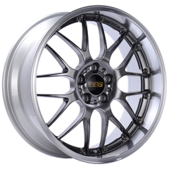 BBS RS-GT 19x10 5x120 ET25 Diamond Black Center Diamond Cut Lip Wheel -82mm PFS/Clip Required