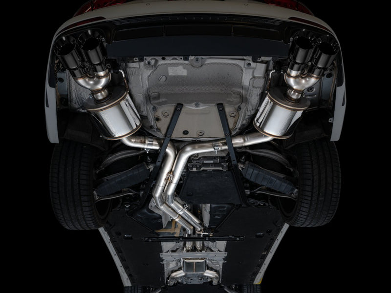 AWE Tuning 19-23 Audi C8 S6/S7 2.9T V6 AWD Touring Edition Exhaust - Diamond Black Tips (view 8)