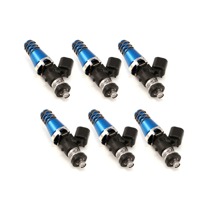 Injector Dynamics 1340cc Injectors - 60mm Length - 11mm Blue Top - Denso Lower Cushion (Set of 6) Main image