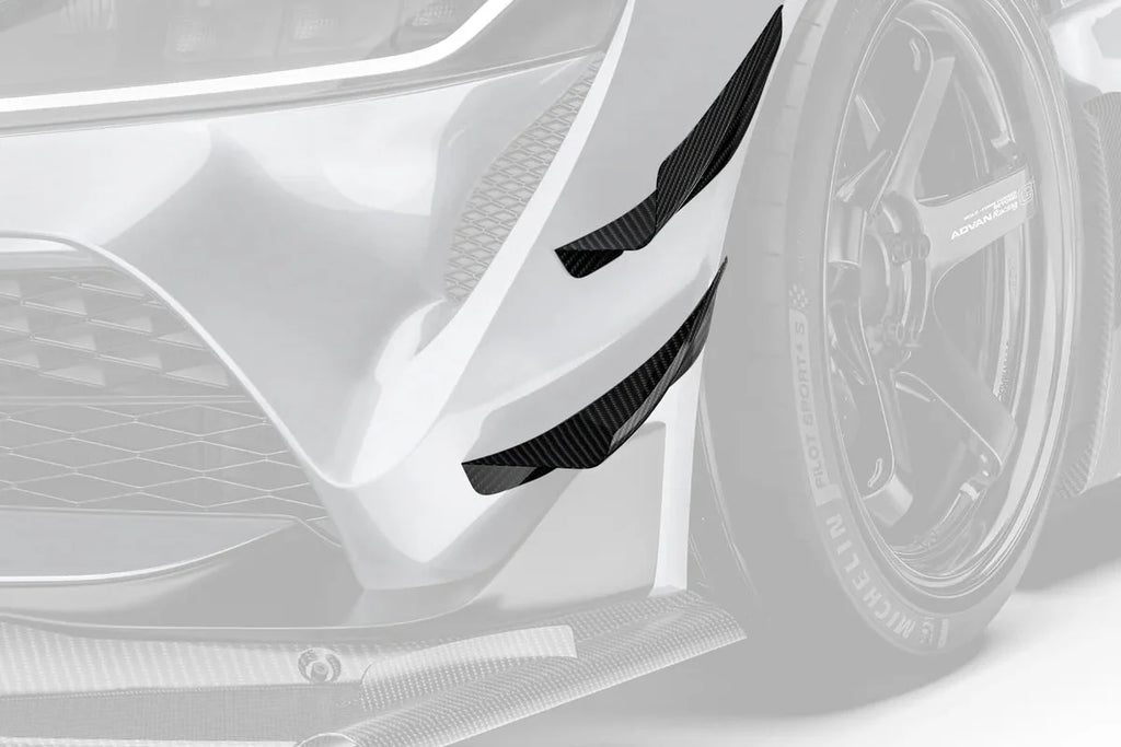 ADRO A90 GR Supra ARD Carbon Race Canards (Stock Bumper)