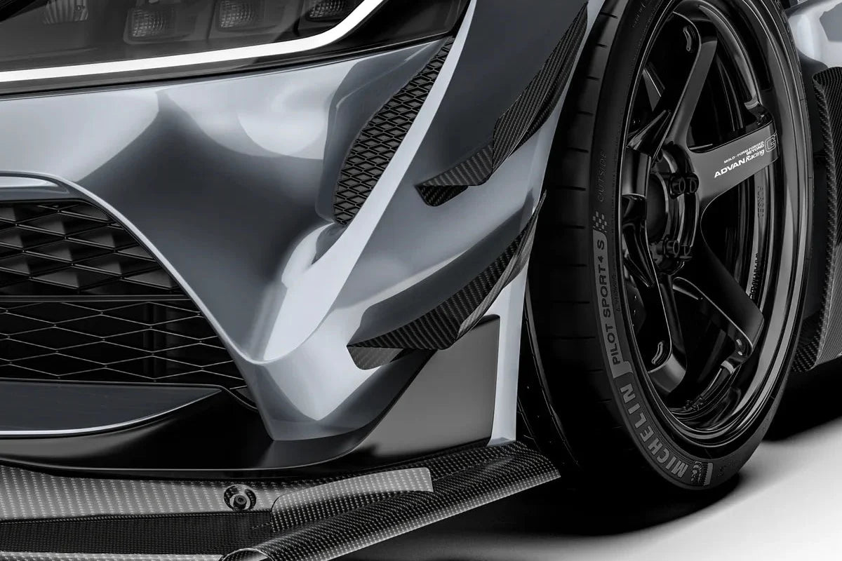 ADRO A90 GR Supra ARD Carbon Race Canards (Stock Bumper)