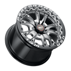 Weld Belmont Beadlock 15x10 / 5x120.65 BP / ET45 BS7.27 Gloss Black MIL DIA 78.1 (view 3)
