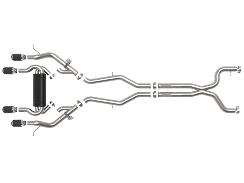 aFe MACH Force XP Exhausts Cat-Back SS 19-21 BMW M2 Competition L6-3.0L w/Carbon Tips (view 11)