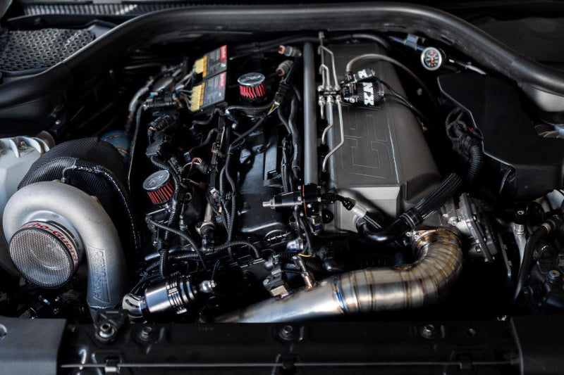 CSF Gen 2 B58 Race X Charge-Air-Cooler Manifold - Thermal Black Finish (view 3)