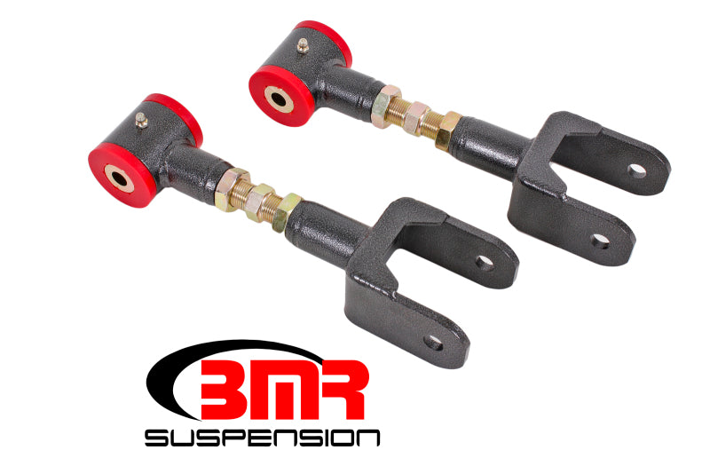 BMR 79-04 Fox Mustang Upper Control Arms On-Car Adj. (Polyurethane) - Black Hammertone Main image