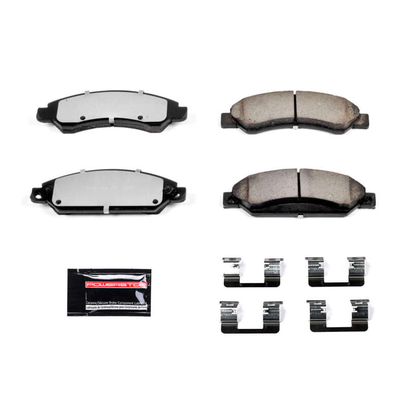 Power Stop 2007 Cadillac Escalade Front Z36 Truck & Tow Brake Pads w/Hardware Secondary image