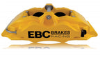 EBC Racing 92-00 BMW M3 (E36) Front Right Apollo-4 Yellow Caliper (for 330mm Rotor) (view 5)