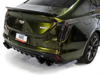 AWE Tuning 2021+ Cadillac CT4-V Blackwing SwitchPath Exhaust - Diamond Black Tips (view 9)