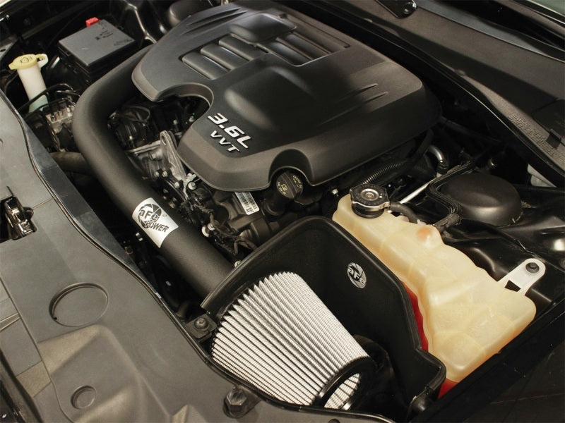 aFe MagnumFORCE Intakes Stage-2 Pro DRY S 11-13 Dodge Challenger/Charger/Chrysler 300 V6 3.6L (blk) (view 2)