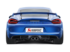 Akrapovic 16-16 Porsche Boxster Spyder / Cayman GT4 (981) Slip-On Line (Titanium) w/ Titanium Tips (view 4)