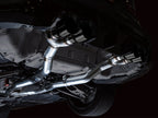 AWE Tuning Track Edition Cat-Back Exhaust for BMW G8X M3/M4 - Diamond Black Tips (view 6)