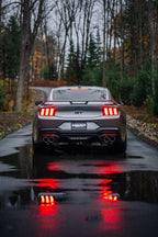 MBRP 2024+ Ford Mustang 5.0L T304 SS 3in Cat-Back Dual Split Exhaust w/ Quad Tips (Valve Delete) (view 4)