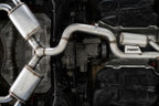 MBRP 15-18 Audi S3 SS 3in Quad Split Rear Exit w/ Carbon Fiber Tips - T304 (view 3)