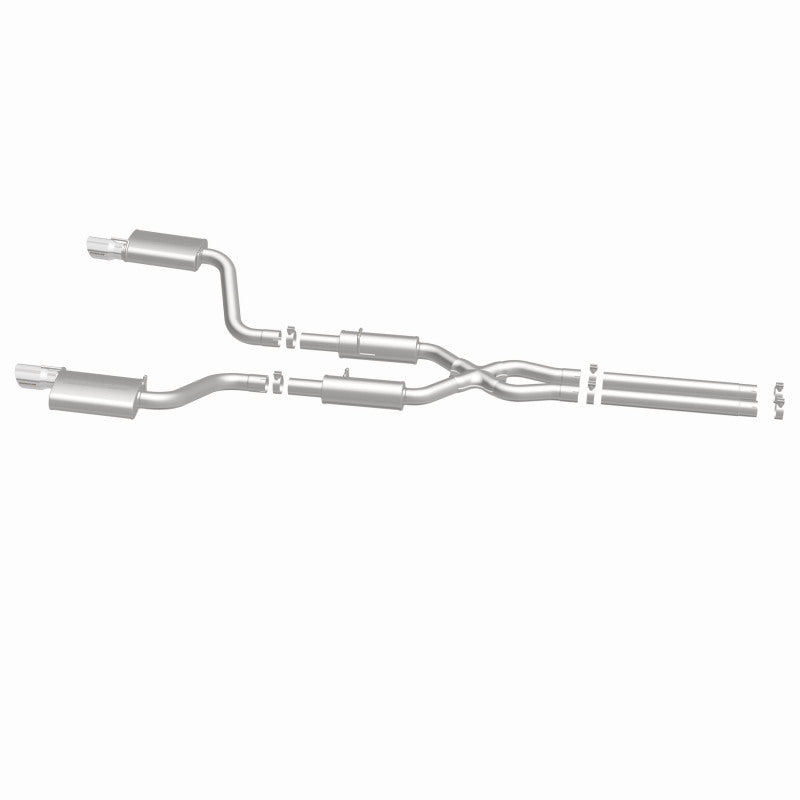 MagnaFlow 11-12 Dodge Charger SRT-8 Hemi Dual Split Rear Exit Stainless Cat-Back Performance Exhaust (view 35)