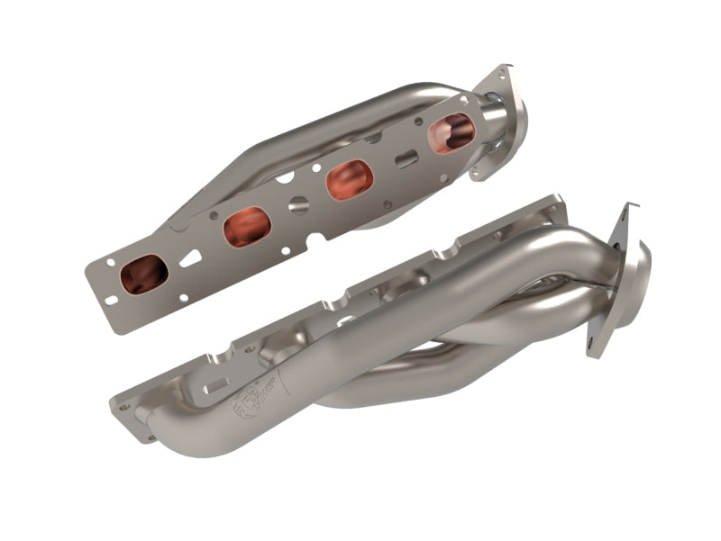 aFe Twisted Steel 11-21 Jeep Grand Cherokee (WK2) 5.7L V8 Headers - Titanium (Ceramic Coated) Main image