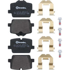 Brembo OE 2022 BMW i4/19-22 Z4/20-22 Toyota GR Supra PRIME Low-Met Brake Pad - Rear (view 24)