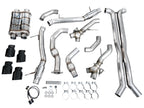 AWE Tuning 2021+ Cadillac CT4-V Blackwing SwitchPath Exhaust - Diamond Black Tips (view 15)