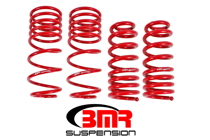 BMR 93-02 F-Body Handling Version Lowering Spring Kit (Set Of 4) - Red Main image