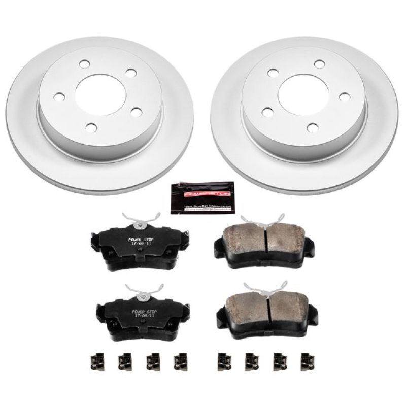 Power Stop 94-04 Ford Mustang Rear Z17 Evolution Geomet Coated Brake Kit Main image