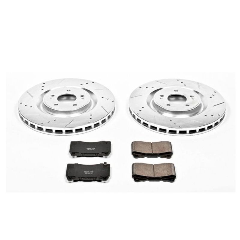 Power Stop 08-15 Mitsubishi Lancer Front Z23 Evolution Sport Brake Kit Main image