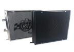 CSF BMW B58/B48 Front Mount Triple-Pass Heat Exchanger w/Rock Guard - Black (view 2)