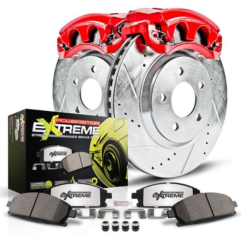 Power Stop 01-06 BMW M3 Rear Z26 Street Kit w/Calipers Main image