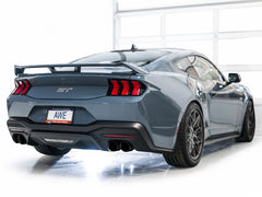 AWE 2024 Ford Mustang GT Fastback S650 RWD Track Edition Cat-Back Exhaust w/ Quad Diamond Black Tips