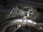 aFe MACH Force-Xp 2-1/2in SS Axle Back Exhaust w/Black Tips 15+ BMW M3/M4 (F80/F82) L6 3.0L (tt) S55 (view 2)